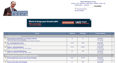 Desktop Screenshot of montignac-forum.com